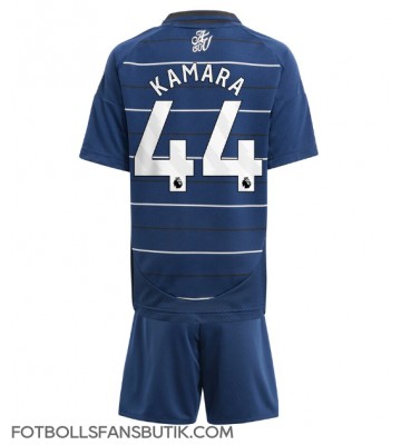 Aston Villa Boubacar Kamara #44 Replika Tredje Tröja Barn 2024-25 Kortärmad (+ Korta byxor)